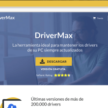 Driver Max - Software landing. Web Design project by Stella Belmonte - 11.25.2015