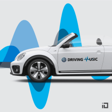 Volkswagen - Driving Music. Projekt z dziedziny Web design, Tworzenie stron internetow, ch i  Nazewnictwo użytkownika Binalogue - 10.08.2018