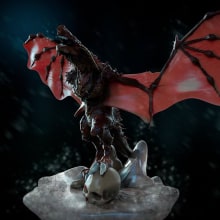 red dragón. 3D projeto de Henry Fabian Varon Cortes - 26.11.2018