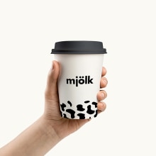Mjölk: Identidad visual para una tienda de helados orgánicos en Bremen. Br, ing e Identidade, Design gráfico, e Packaging projeto de Eva Hilla - 07.12.2016