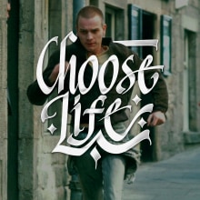 "Choose life": mi proyecto final. Un proyecto de Diseño, Br, ing e Identidad, Tipografía, Caligrafía, Cine y Creatividad de Andrés Henao - 26.11.2018