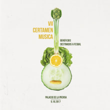 Cartel: Certamen de Música. Design, e Design de cartaz projeto de María de la Mata Iglesias - 20.11.2017