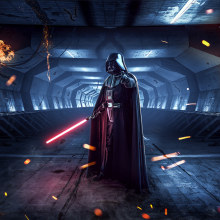 Darth Vader FF: Retoque fotográfico y efectos visuales con Photoshop. Retoque fotográfico projeto de Fernando Falconi Ferri - 03.12.2018