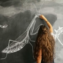 Huge Insects. Desenho realista projeto de Fátima Urigüen - 03.12.2018