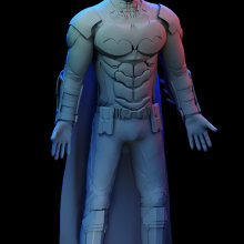 Zbrush Batman. Un proyecto de 3D de Pedro Zamora - 03.12.2018