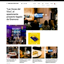 BCN Foodie Guide. Web Development project by David Ramírez - 01.05.2018