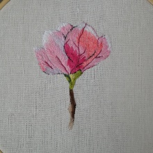 Mi Proyecto del curso: Pintar con hilo: técnicas de ilustración textil. Arts, Crafts, Creativit, Embroider, and Sewing project by Alicia - 12.08.2018