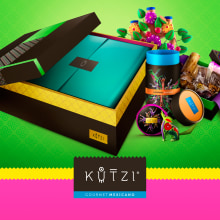 Kutzi | Gourmet Mexicano. Un proyecto de Dirección de arte, Br, ing e Identidad, Artesanía, Diseño gráfico, Packaging, Diseño de logotipos e Ilustración digital de Luis Rada - 12.11.2018