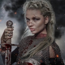 Medieval Queen. Photograph, Post-production, Digital Illustration, and Concept Art project by Flo Tucci - 12.09.2018