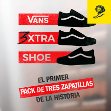 Vans 3xtra Shoe. Design, Advertising, 3D, Animation, Art Direction, Graphic Design, Packaging, Shoe Design, Lettering, 2D Animation, and Poster Design project by Sergio Kian - 05.14.2017