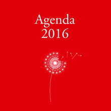 Agenda 2016. Design editorial, e Design gráfico projeto de Belgica Villasmil - 29.06.2015