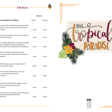 Carta menú restaurante. Graphic Design, and Vector Illustration project by Rebeca González - 12.13.2018