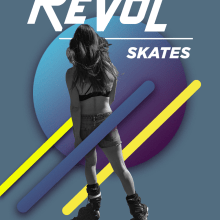 REVOL SKATES. Un proyecto de Diseño gráfico de Laura Di Mascio Escribano - 13.12.2018