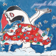 Postal de navidad para Druida Bleu. Un proyecto de Ilustración tradicional de andrea suarez reguera - 14.12.2018