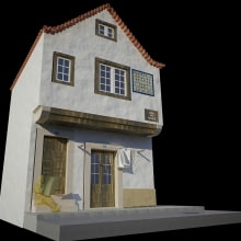 Oldest House - Lisboa (Portugal). Un proyecto de 3D y Arquitectura de Manuel Muñoz - 14.12.2018