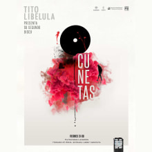 Diseño Afiche - Tito Libelula. Ilustração tradicional projeto de Mati Costa - 14.12.2018