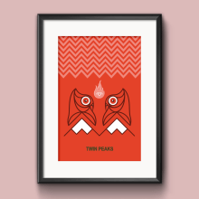 Twin Peaks Bob Owl. Ilustração tradicional, Design gráfico e Ilustração vetorial projeto de Ferran Sirvent Diestre - 19.10.2014