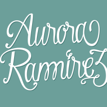 Mi Proyecto del curso: Lettering cursivo para logotipos. Un proyecto de Lettering de Aurora Ramírez Collado - 21.12.2018
