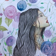 Florecer. Traditional illustration project by Lidia Cantos - 12.24.2018