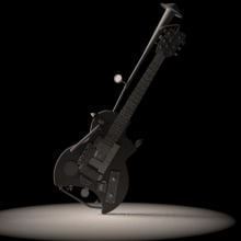 Guitarra 3D. 3D project by Nelson Misael Cuevas Richardson - 12.24.2018