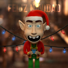 Feliz Navidad.. Un proyecto de 3D y Diseño de personajes 3D de Luis Montoya - 25.12.2018