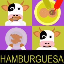 Cortometraje "Hamburguesa". Motion Graphics, e Animação 2D projeto de Sandra Elías N. - 27.11.2018