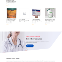 Parafarmacia y Farmacia Online Zilendo. Web Design project by Jose Luis Torres Arevalo - 12.31.2018