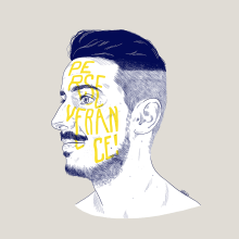 Word Portraits. Traditional illustration, Lettering, and Digital Illustration project by Sara Caballería - 01.02.2019