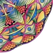 Mandala #30. Ilustração tradicional, Educação, Artes plásticas, Design gráfico, Criatividade, Desenho, e Desenho artístico projeto de Helena Líndelen - 17.07.2011