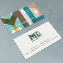 Mi nueva tarjeta, al fin impresa y preparada para entrar en acción, ya era hora!. Design gráfico, e Tipografia projeto de Matilda Lombas - 09.01.2019