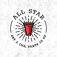 All Star. Un proyecto de Br, ing e Identidad y Diseño de logotipos de Ary Vincench - 11.01.2019