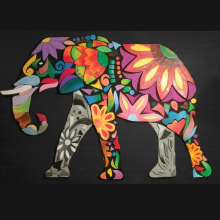 Elephant. 3D & Interior Design project by Luciana Gutierrez - 01.12.2019