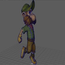 Mi Proyecto del curso: Rigging y deformación de un personaje. Un proyecto de 3D, Rigging y Animación 3D de Joselvent David Suárez Morgado - 14.01.2019