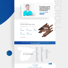 Vitaldent. Web Design project by Zaira García - 01.17.2018