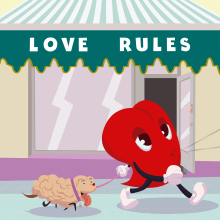 Love Rules Ein Projekt aus dem Bereich Traditionelle Illustration, Design von Figuren, Zeichnung, Digitale Illustration und Concept Art von Daniel Zapata Viciana - 23.01.2019