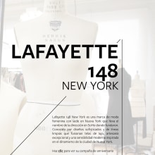 Lafayette 148 | New York . Un proyecto de Cine, vídeo y televisión de Melissa O'Brien - 23.01.2019