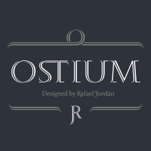 Ostium. Un proyecto de Tipografía de Rafael Jordán Oliver - 24.01.2019
