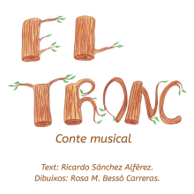 Ilustración de un cuento musical: El tronco/El tronc. Traditional illustration, Music, and Realistic Drawing project by Ara Arts - 11.22.2018