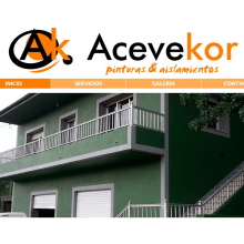Web Acevekor. Un proyecto de Diseño Web de Noelia García - 22.02.2016