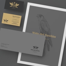 Nido del Gavilán | Identidad. Een project van  Br, ing en identiteit, Grafisch ontwerp y Logo-ontwerp van Javier Real - 30.01.2019
