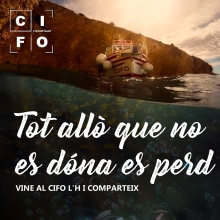 Cartel promocional CIFO L'Hospitalet. Design, and Poster Design project by Carmen Zarez - 01.30.2019