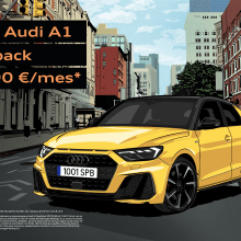 Audi. Ilustração tradicional, Design editorial, Ilustração vetorial e Ilustração digital projeto de Alex G. - 31.01.2019