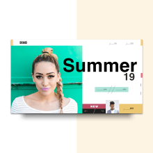 Summer 19. Un proyecto de UX / UI y Dirección de arte de Samuel Castillo - 31.01.2019