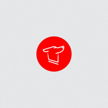 Space dog logo. Projekt z dziedziny Design, Br, ing i ident, fikacja wizualna, Projektowanie logot i pów użytkownika andjka - 01.02.2019