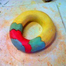 Donut vintage comestible. Artes plásticas, e Escultura projeto de Jaume Pla Álvarez - 12.05.2014