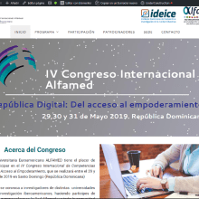 IV Congreso Internacional Alfamed. Web Design project by Enrique Ruiz Prieto - 02.04.2019