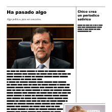 Un Periódico. Un proyecto de Bellas Artes, Escritura y Collage de Jaume Pla Álvarez - 06.10.2014