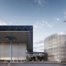 Concurso Aeropuerto OMA. 3D, Arquitetura, Arquitetura de interiores, Design de interiores, VFX, Ilustração digital, e Modelagem 3D projeto de AUPA Archviz - 03.05.2018