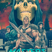 Masters of the Universe (proceso). Ilustração tradicional, Comic, Desenho e Ilustração digital projeto de Jose Real Lopez - 11.02.2019