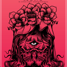 Deafheaven Poster. Un proyecto de Ilustración vectorial de stitch_cetina - 31.01.2019